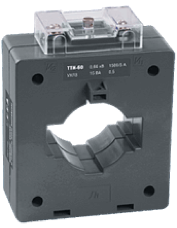 Трансформатор тока ТТИ-60 1000/5А 15ВА класс 0,5S IEK ITT40-3-15-1000 ИЭК