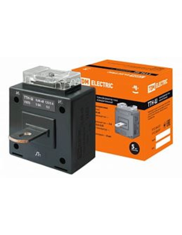 Трансформатор тока измерительный с шиной ТТН-Ш 125/5- 5VA/0,5 TDM