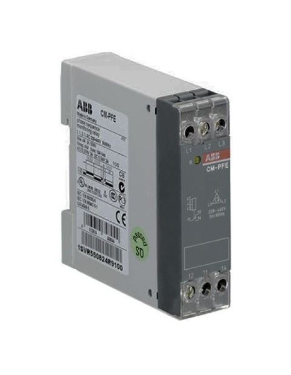 Реле контроля чередования фаз CM-PFE (напряжение питания/контроля 3x208-440В) 1ПК