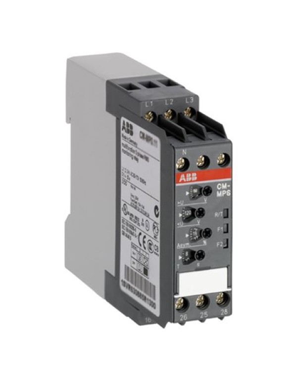 Реле контроля CM-MPS.41S без контр нуля, Umin/Umax3х300-380В/420- 500BAC, 2ПК, винтовые клеммы