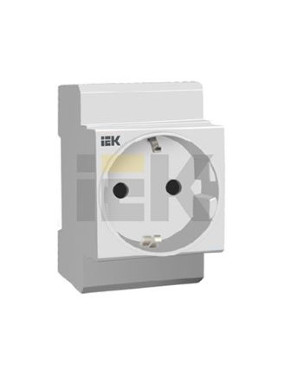 Розетка на DIN-рейку с з/к