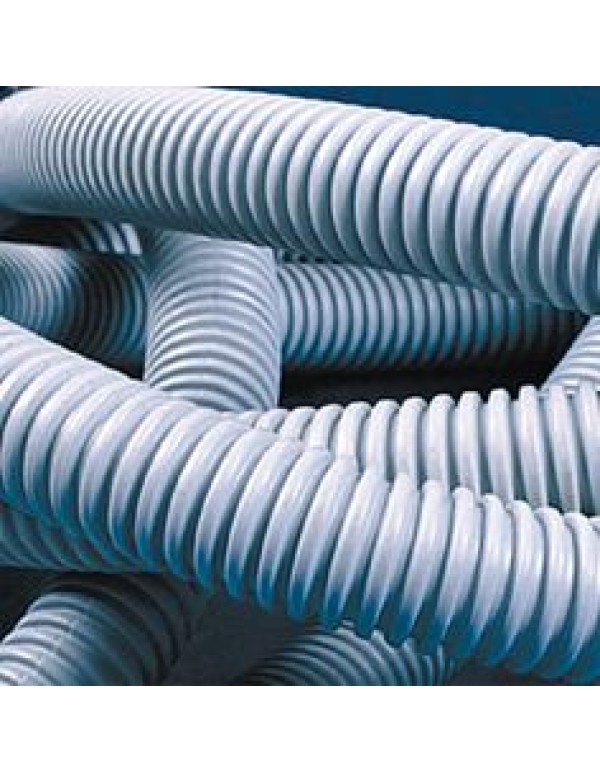 Труба гофрированная пластиковая DKC поливинилхлорид (пвх) 50мм/40.2мм (91950)