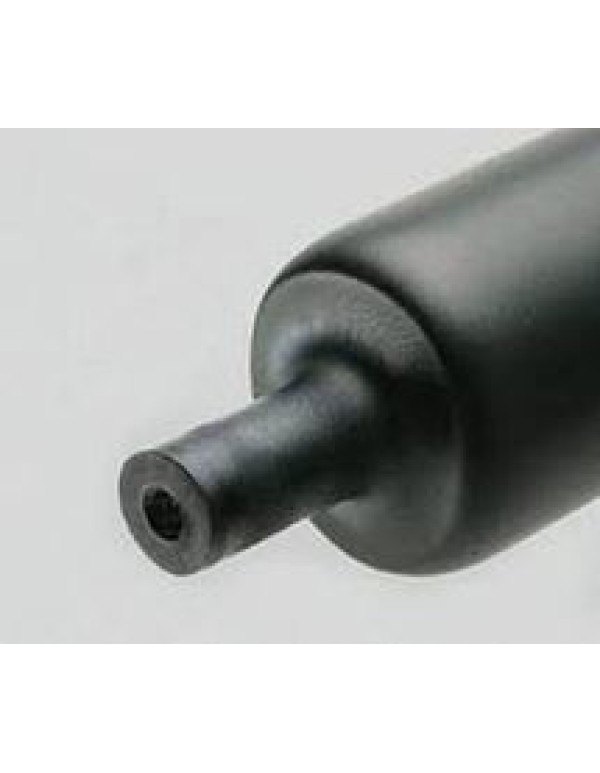 Термоусаживаемая трубка толстостенная ТТК 15/4 4:1 черная с клеевым слоем 1 м (UMR-A3-15-4-41-K02)ИЭК