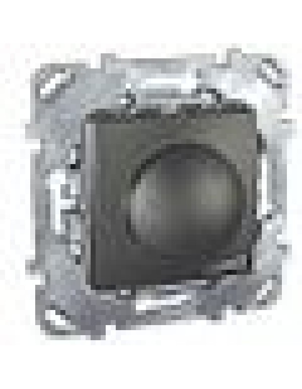 Unica Диммер поворотный для ламп накаливания, галогенных ламп с ферромагнитным трансформатором и люминесцентных ламп 230V, 40-1000VA Графит