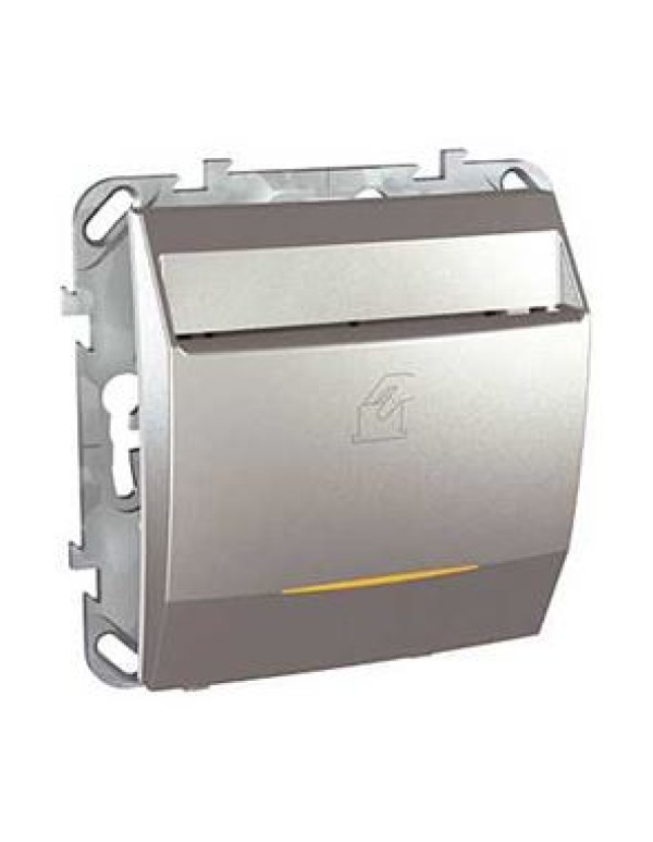 Unica Карточный выключатель с выдержкой времени Алюминий