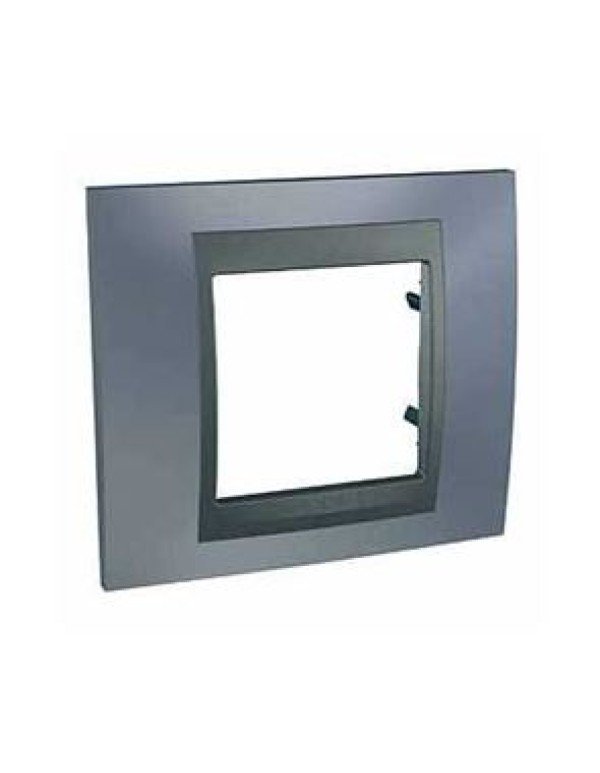 Unica Top Рамка х1 металл Грэй