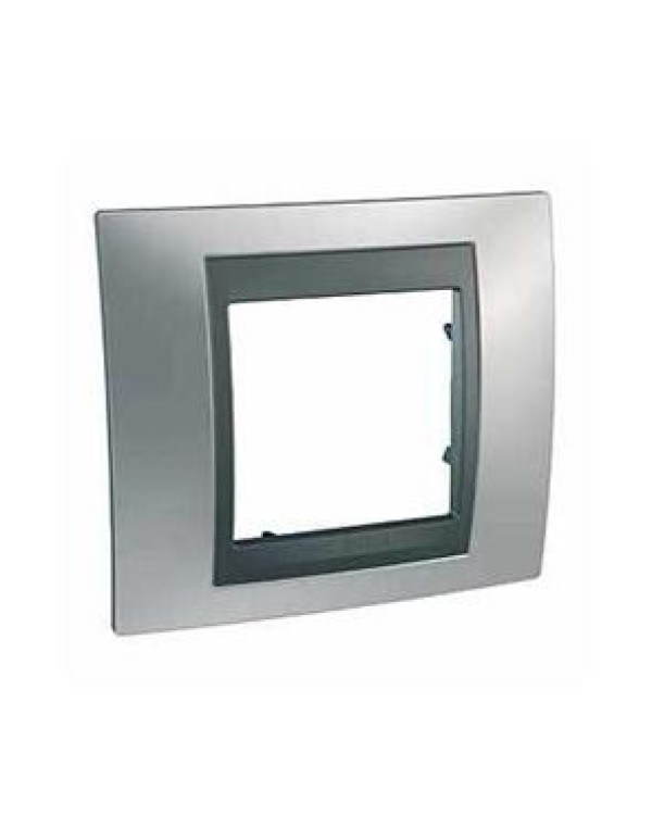 Unica Top Рамка х1 металл Хром матовый