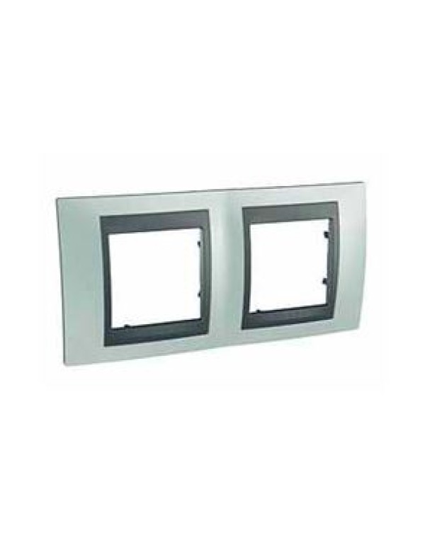 Unica Top Рамка х2 металл Флюорит