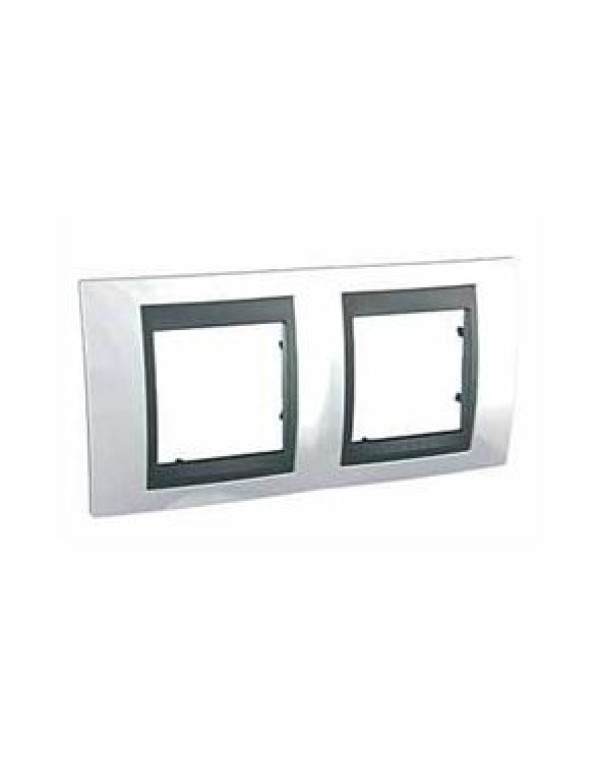 Unica Top Рамка х2 металл Нордик