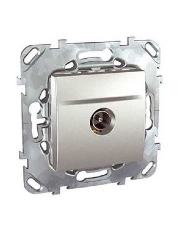 Unica TV розетка оконечная Алюминий