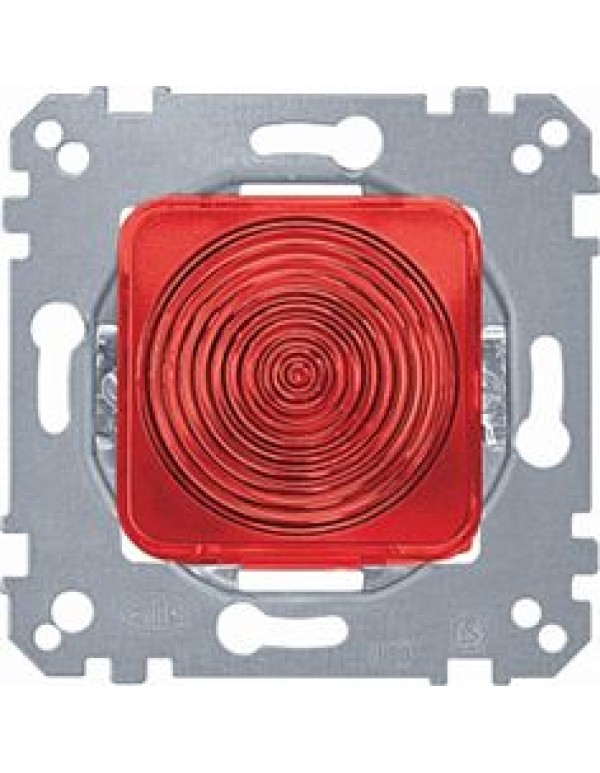 МЕХАНИЗМ СИГНАЛ.ЛАМПЫ E10 КРАСН.КОЛПАЧОК