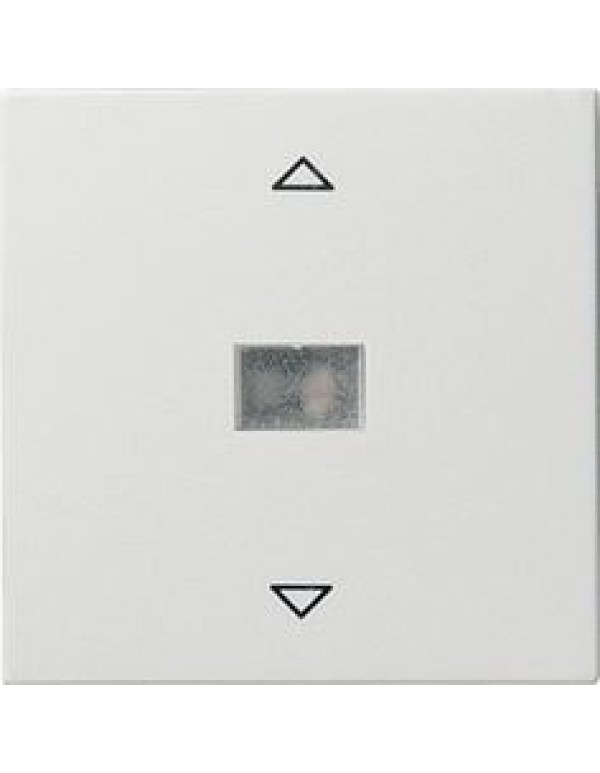 Клавиша мех-ма упр. жалюзи с эл. блокировкой, временная функ. глянцевый белый System 55