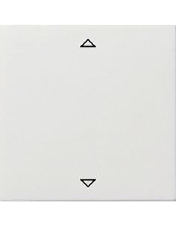 Клавиша мех-ма упр. жалюзи с электрон. блокировкой одинарная белая F100