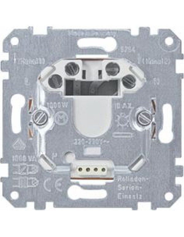 Механизм 2 кл. выключ/жалюзи 1000VA (R+RL+RC) Trancent