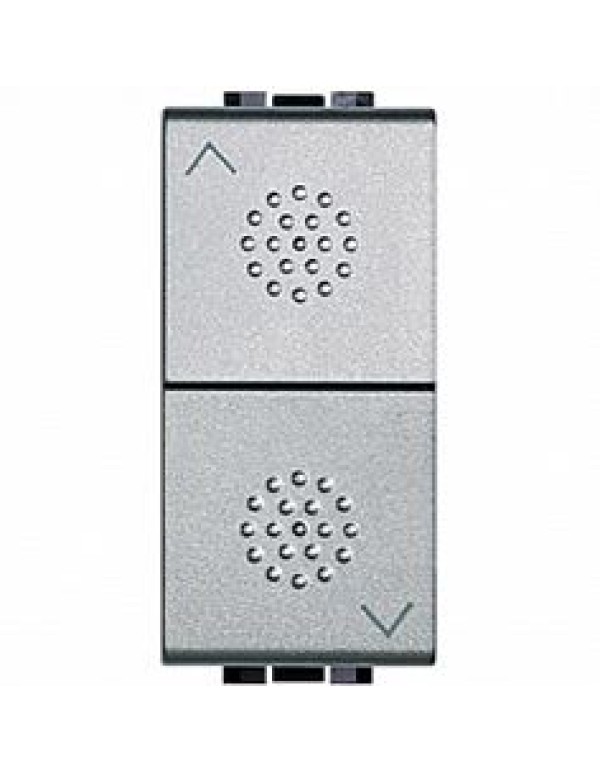 Жалюзийный механизм без фиксации 1 мод. 10А, 250В алюминий