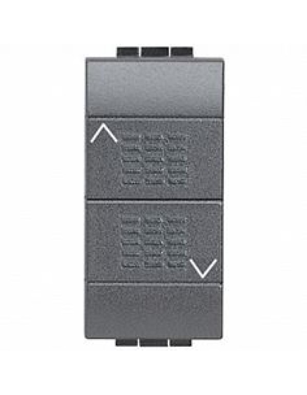 Жалюзийный механизм без фиксации 1 мод. 10А, 250В антрацит