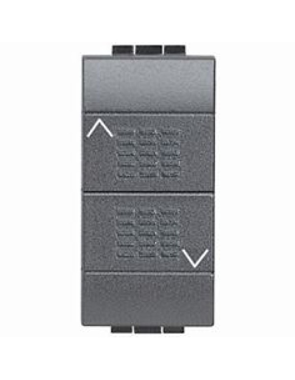 Жалюзийный механизм с фиксацией 1 мод. 10А, 250В антрацит