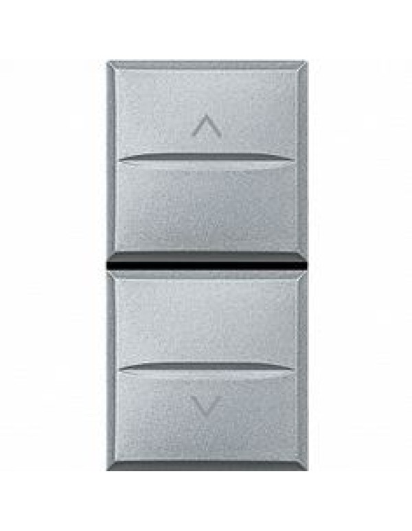 Жалюзийный механизм с фиксацией 1 мод. 10А, 250В AXIAL алюминий AXOLUTE