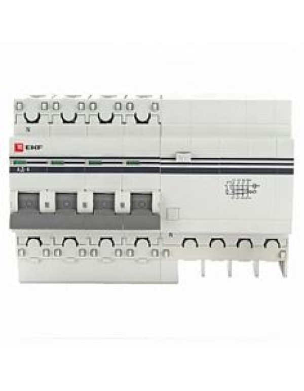 Дифференциальный автомат 4P 10А 30мА тип АС х-ка C эл. 270В 4,5кА АД-4 EKF PROxima