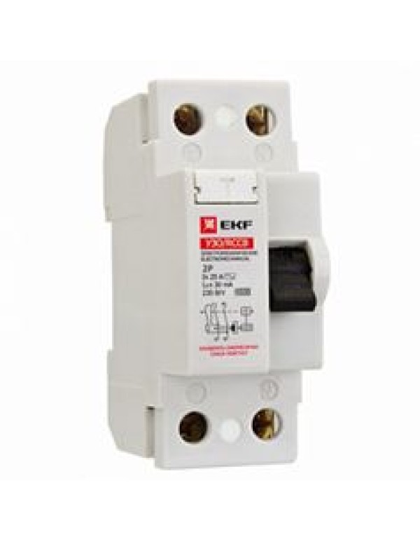 Устройство защитного отключения 2P 63А 30мА тип АС эл-мех EKF Basic
