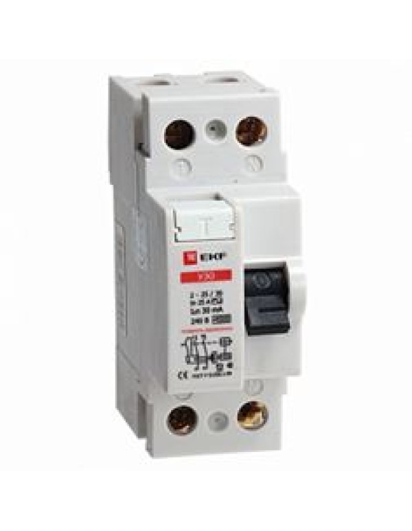 Устройство защитного отключения УЗО 2P 40А/300мА (электромеханическое) EKF