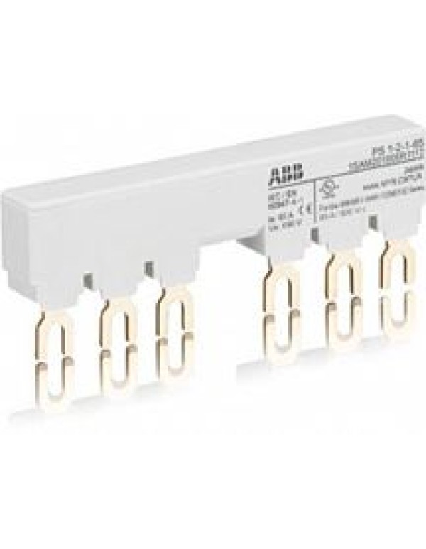 Шинная разводка 3-фазн. PS1-2-1-65 до 65А для 2-х автоматов типа MS116, MS132 с 1-м доп. контактом  1SAM201906R1112 24ckc