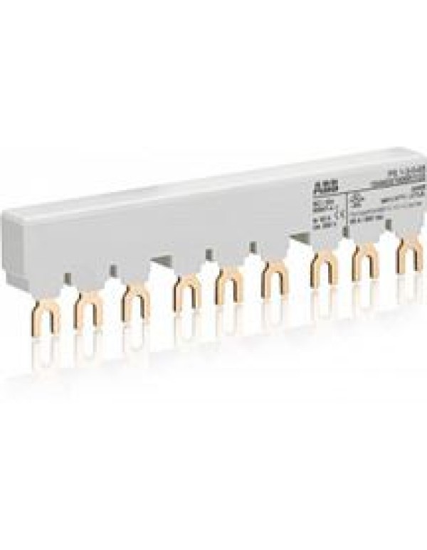 Шинная разводка 3-фазн. PS1-3-0-65 до 65А для 3-х автоматов типа MS116, MS132 без доп. контактов  1SAM201906R1103 24ckc