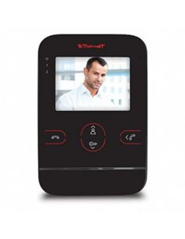 Монитор видеодомофона hands free цветной 4 , модуль памяти черный Tor-neT