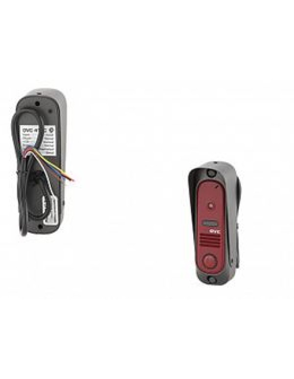 Панель вызывная цвет. видеодом. 1/4 , ТВЛ 600, угол+козырек, темно-красная DVC