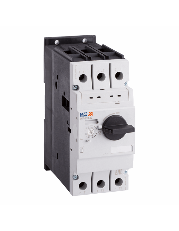 Автоматический выключатель для защиты двигателя OptiStart MP-63R-63 | 115796 | КЭАЗ