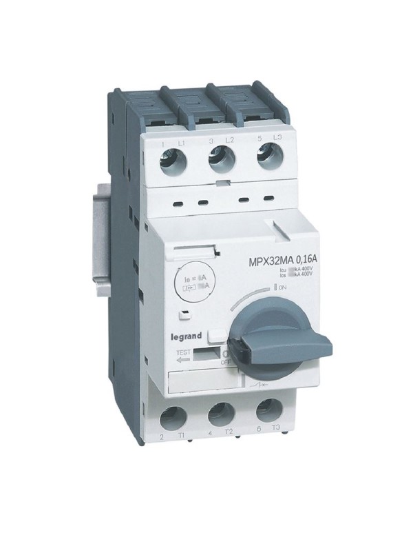 Выключатель авт. защиты двиг. MPX3 32MA 0,16A 100kA | 417340 | Legrand