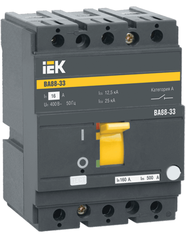Авт. выкл. ВА88-33 3Р 63А 35кА | SVA20-3-0063 | IEK