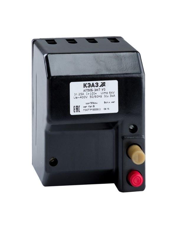 Выключатель автоматический АП50Б-3М-63А-10Iн-400AC-1П-У3 | 107210 | КЭАЗ