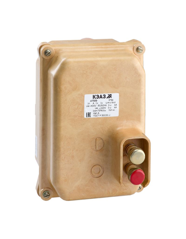 Выключатель автоматический АП50Б-3М-63А-10Iн-400AC-IP54-У2 | 107154 | КЭАЗ