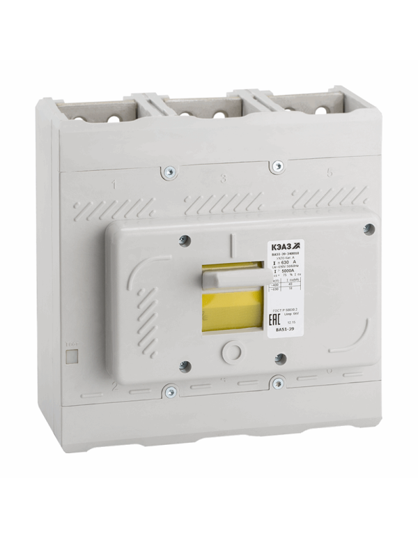 Выключатель автоматический ВА51-39-340016-630А-5000-690AC-УХЛ3 | 220874 | КЭАЗ