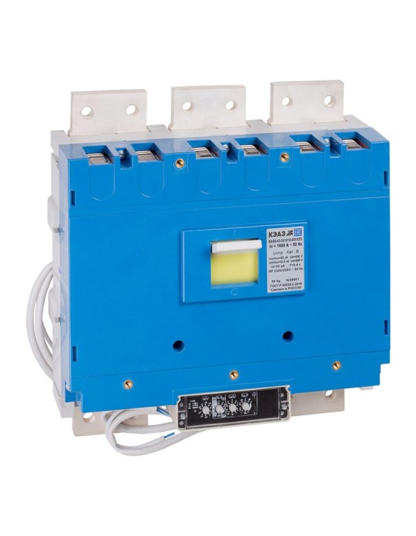 Выключатель автоматический ВА55-43-334710-2000А-690AC-НР400AC-УХЛ3 | 115566 | КЭАЗ