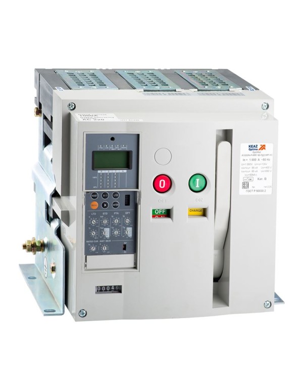 Выключатель автоматический OptiMat A1000N-F-MR8-B-ПД2-З-У3 | 217671 | КЭАЗ