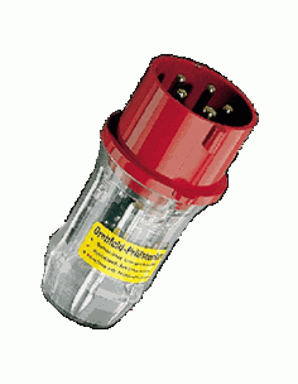 63A5п400B Вилка проверки чередования фаз Mennekes