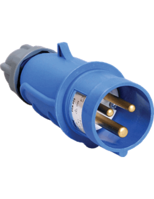 Вилка силовая IEK прямая (PSN01-016-3)