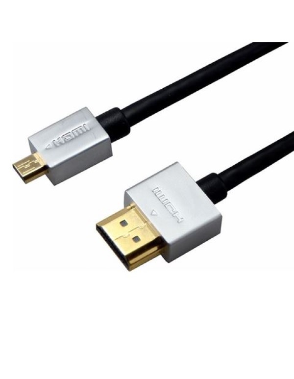 Шнур HDMI-micro HDMI gold 1.5М Ultra Slim