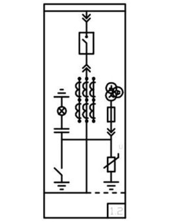 КРУ 10кВ 2000А сх1.2 У3