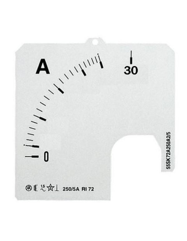 Шкала для амперметра ABB SCL 1/30 A1