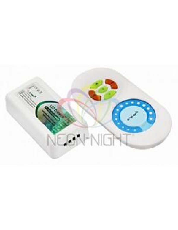 Беспроводной одноканальный диммер 2.4G с пультом ДУ, DC 12-24V, 12А