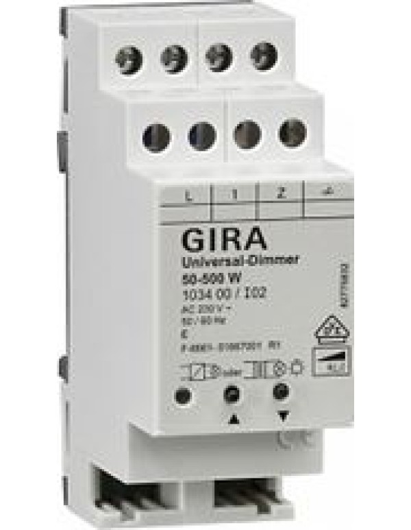 Диммер Gira 50-500ВА скрытой установки (103400)