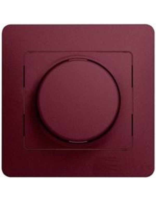 GLOSSA СВЕТОРЕГУЛЯТОР (диммер) универсальный, 600Вт/ВА, в сборе, БАКЛАЖАНОВЫЙ