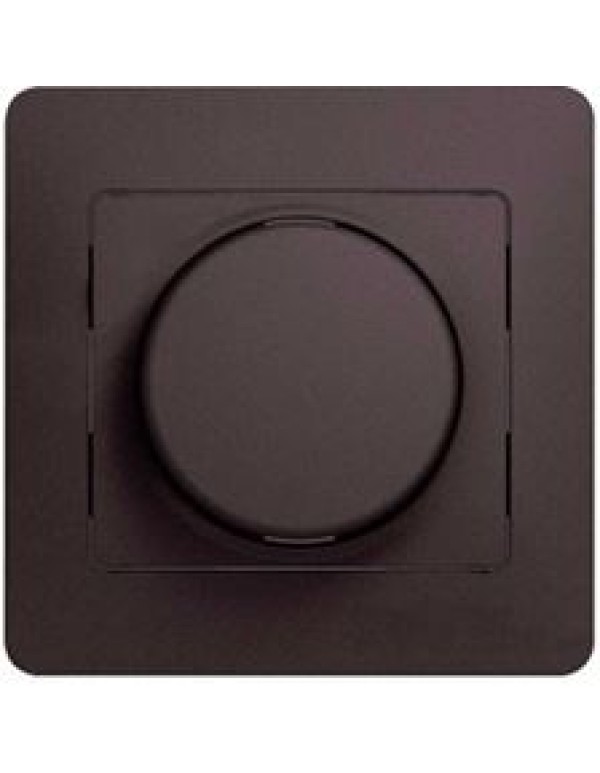 GLOSSA СВЕТОРЕГУЛЯТОР (диммер) универсальный, 600Вт/ВА, в сборе, ГРАФИТ