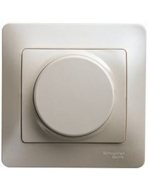 GLOSSA СВЕТОРЕГУЛЯТОР (диммер) универсальный, 600Вт/ВА, в сборе, ПЕРЛАМУТРОВЫЙ