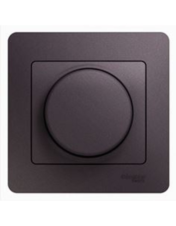 GLOSSA СВЕТОРЕГУЛЯТОР (диммер) универсальный, 600Вт/ВА, в сборе, СИРЕНЕВЫЙ ТУМАН