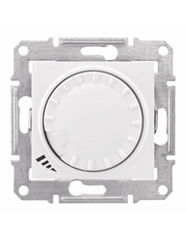 SEDNA СВЕТОРЕГУЛЯТОР универсальный повор-наж. 20-420Вт, БЕЛЫЙ