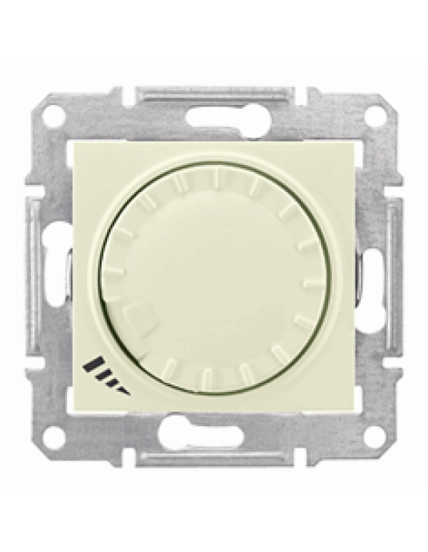 SEDNA СВЕТОРЕГУЛЯТОР универсальный повор-наж. прох.20-420Вт, БЕЖЕВЫЙ